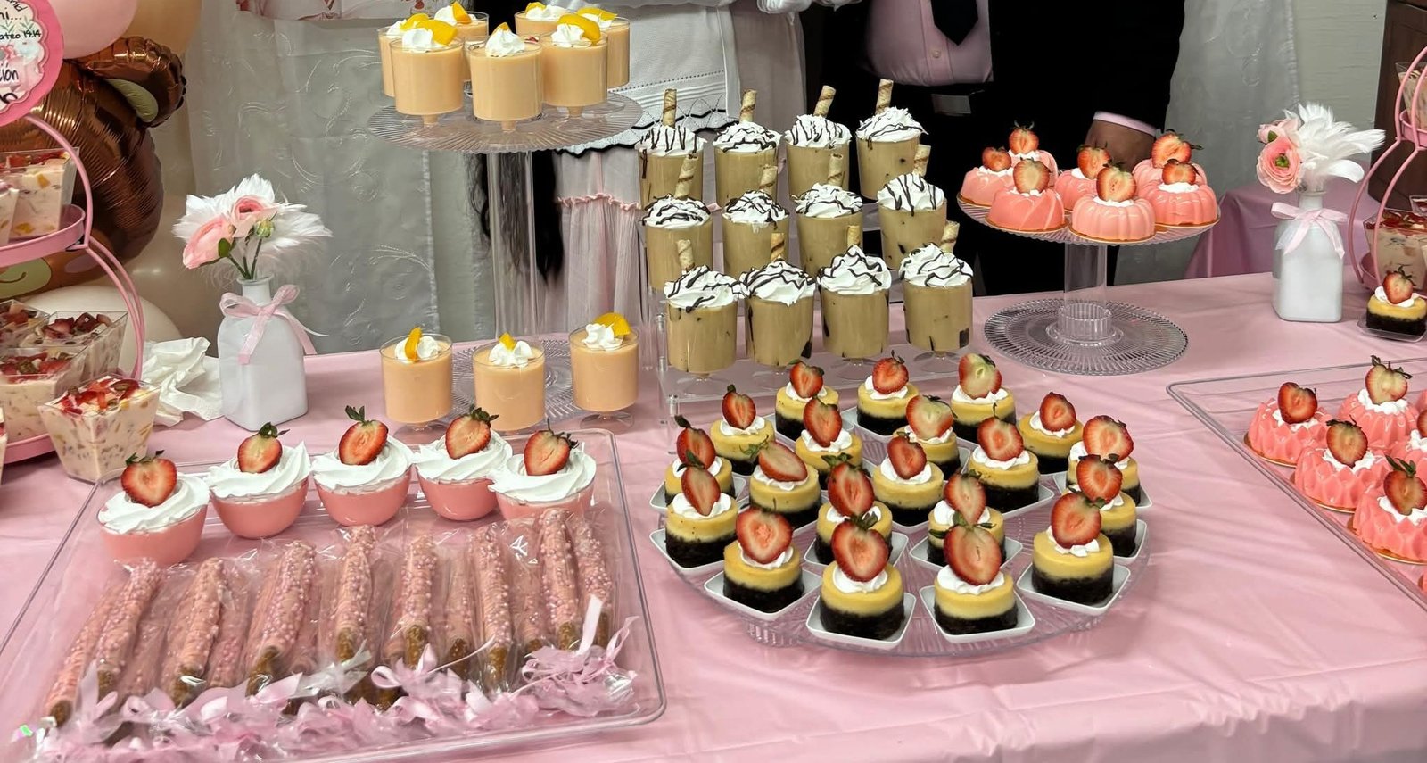 Mesa de postres personalizada