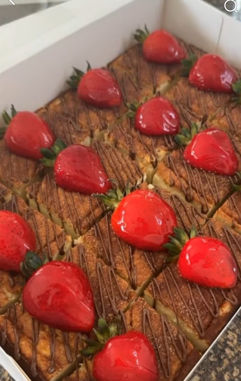 Selección de postres artesanales