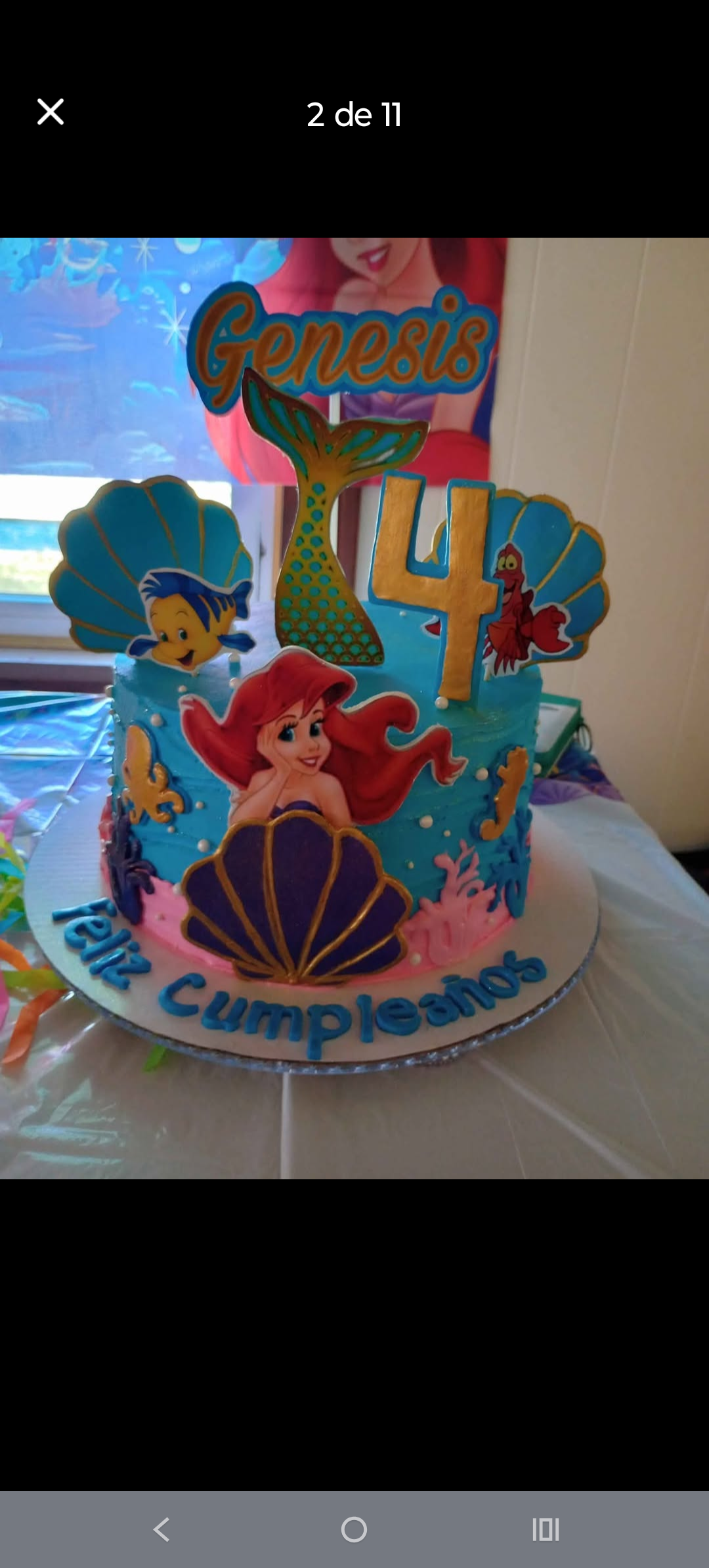 Pastel personalizado para cumpleaños de Isela's Postres