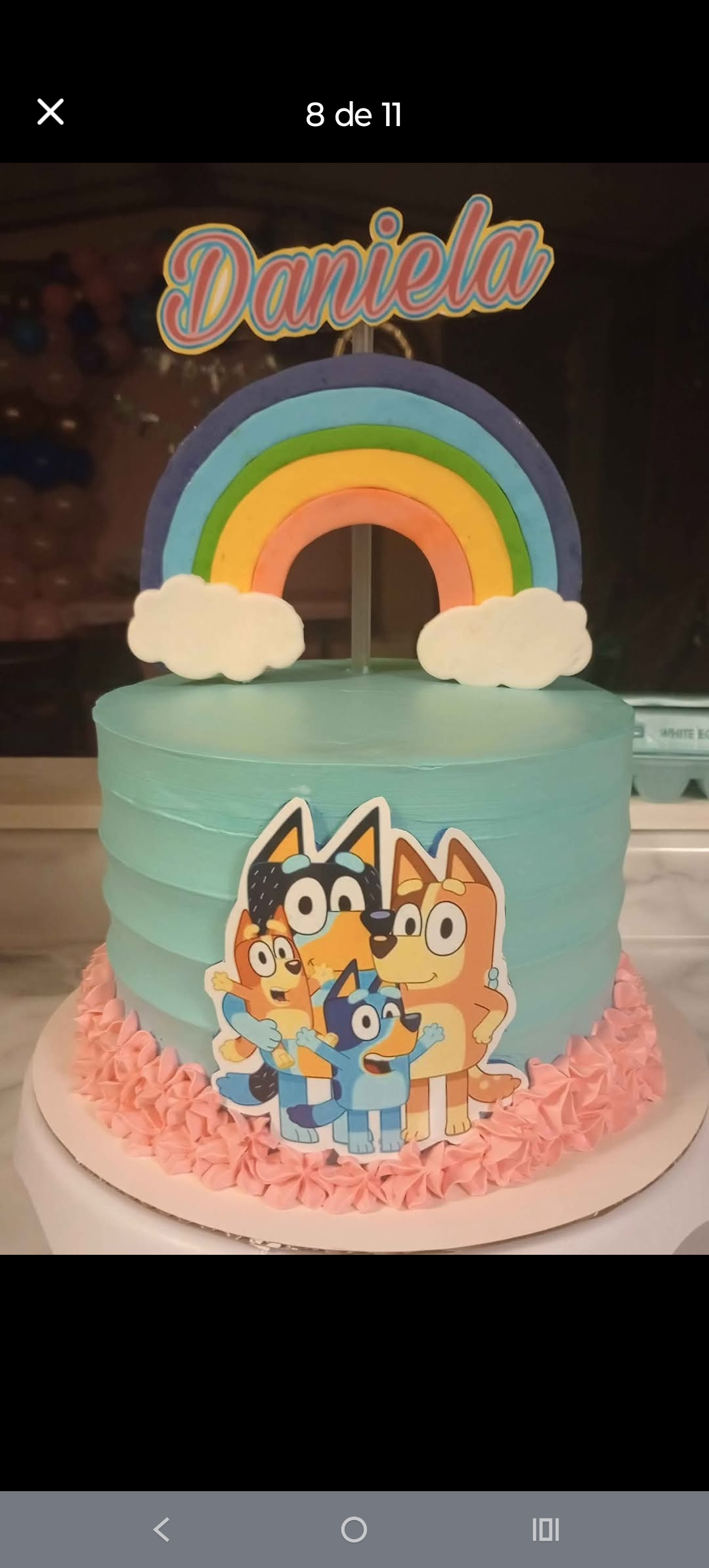 Pastel personalizado para cumpleaños de Isela's Postres
