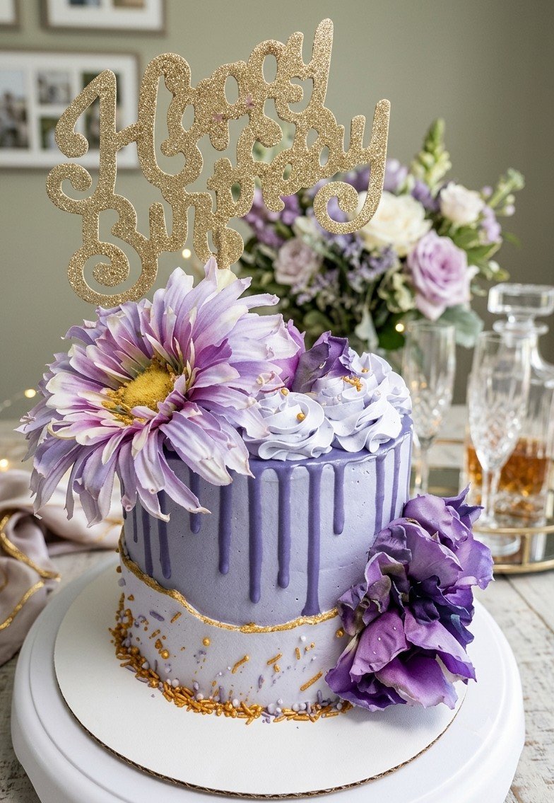Pastel de cumpleaños con diseño personalizado