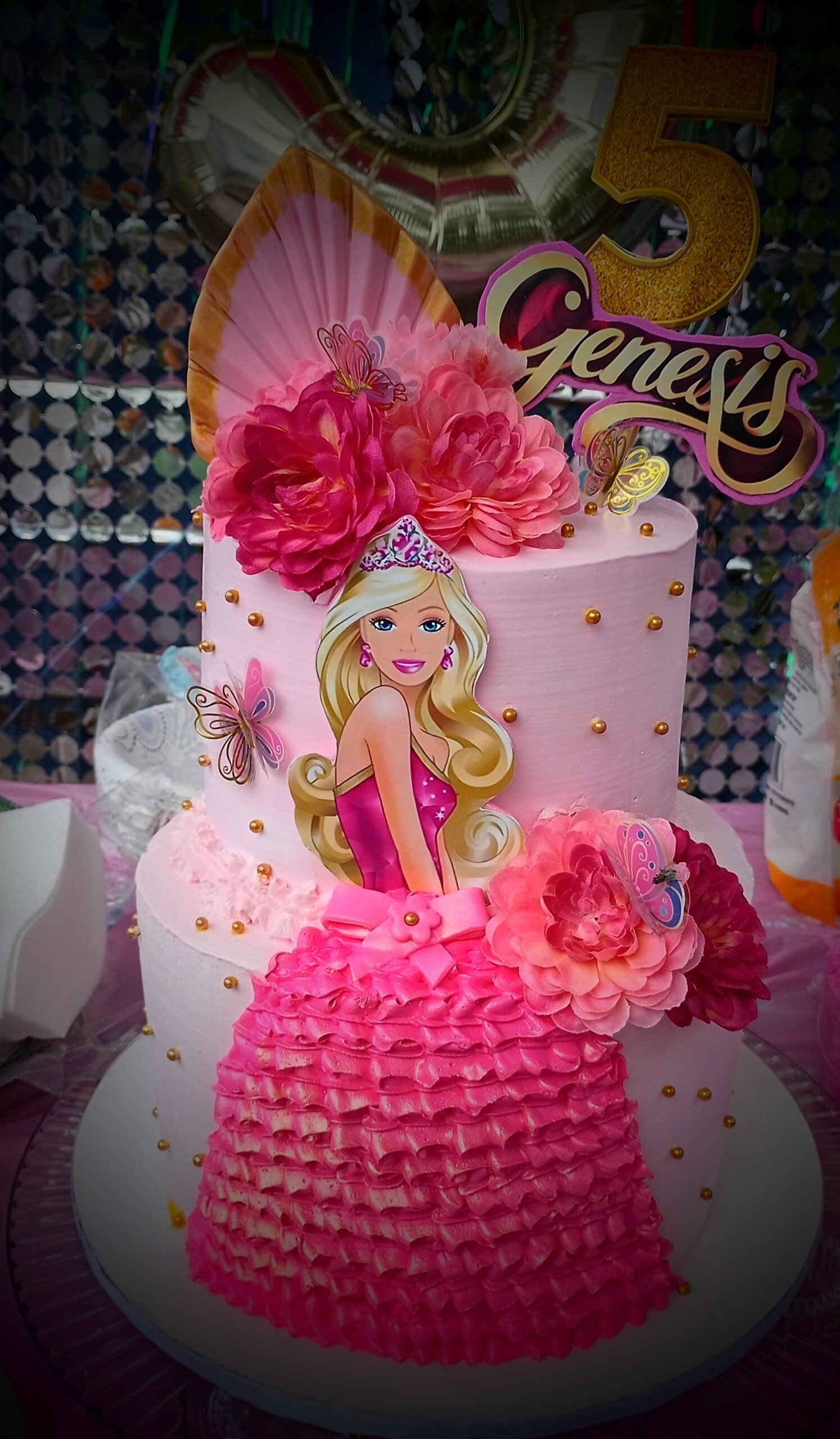 Pastel artesanal para fiesta infantil