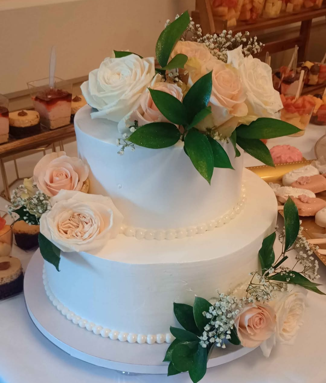Pastel especial para celebración de boda