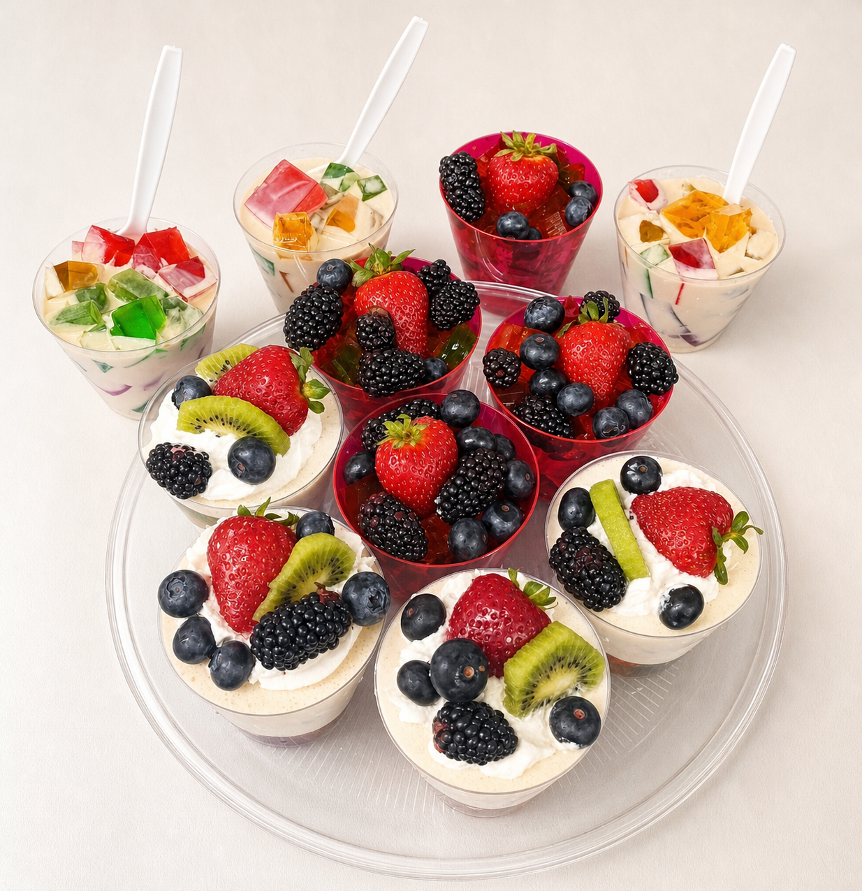 Variedad de postres artesanales